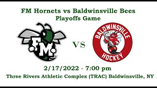 FayettevilleManlius Hornets vs Baldwinsville Bees Playoffs Game 2172022 [upl. by Idnod]