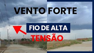 OLHA O PERIGO 😱 MUITA VENTANIA E CHUVA BALANÇA OS FIOS DE ALTA TENÇÃO ÚLTIMO DIA DO ANO 2023 chuva [upl. by Sirrot992]