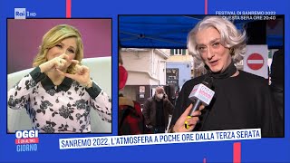 Sanremo 2022 attesa per Drusilla Foer accanto ad Amadeus  Oggi è un altro giorno 03022022 [upl. by Tterej931]