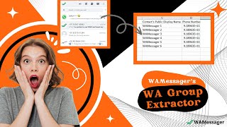 How to Extract Phone Numbers from WhatsApp Group 2023  WA Group Extractor  WAMessager [upl. by Petracca]