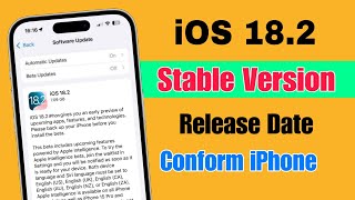 iOS 182 release date  iOS 182 stable Version release date  iOS 182 stable update  iOS 182 [upl. by Eupheemia]