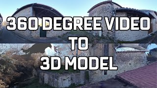 How to transform any 360degree video into 3D using photogrammetry [upl. by Ternan]