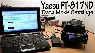 Yaesu FT817ND FT818 Data Modes Settings [upl. by Engel]