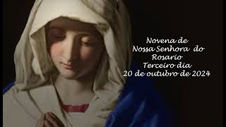 Novena de NS Rosário  Terceiro dia  20  Oct  2024 [upl. by Kurzawa]