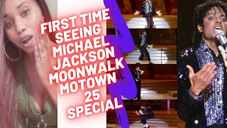 FIRST TIME SEEING MICHAEL JACKSON REACTION MOONWALK MOTOWN 25 BILLIE JEAN  EMPRESS REACTS TO MJ [upl. by Gebelein]