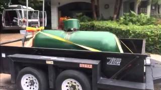 Moving A Propane Tank 1 Person Only [upl. by Adnaloj216]