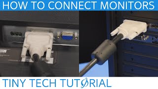 How amp Where to Connect Your Monitors [upl. by Litton]