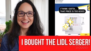 I bought the Lidl serger— worth the hype [upl. by Yentroc]