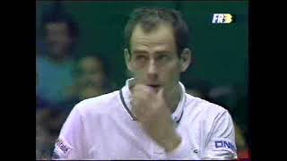 Davis Cup 1991 F Forget vs Sampras [upl. by Leftwich776]