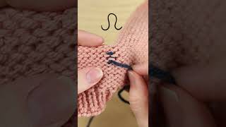 How to Weave in Ends in Stockinette [upl. by Eilrebmik]