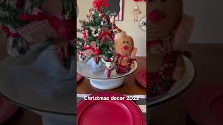 Christmas decor from 2022 chrismastime christmasdecor gingerbread diningroomdecor [upl. by Athey449]