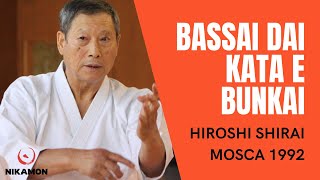 Bassai Dai  Kata e Bunkai  M° Hiroshi Shirai  Mosca 1992 [upl. by Gile]