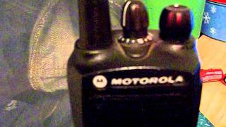 Motorola CP200 and Motorola Minitor V page testing [upl. by Adnoral]