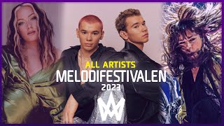 MELODIFESTIVALEN 2023  ALL ARTISTS [upl. by Naneek718]