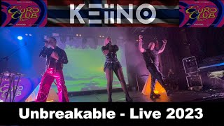 KEiiNO  Unbreakable  Live  Euro Club Liverpool 2023 [upl. by Oznole]