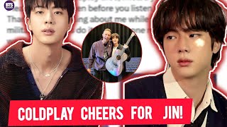 Coldplays Heartwarming Support for BTS Jin’s Solo Album Happy Melts Hearts Worldwide [upl. by Shae]