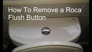 How to Remove Roca Flush Button [upl. by Layman765]