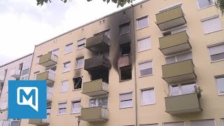 Gasflasche explodiert Wohnung komplett ausgebrannt SendlingMünchen [upl. by Liakim298]