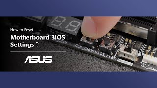 How to Reset Motherboard BIOS Settings  ASUS SUPPORT [upl. by Atiluap53]