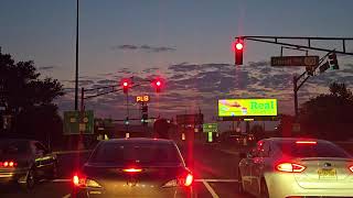 Driving to Camden New Jersey at Night  Kaighns Avenue [upl. by Faith]