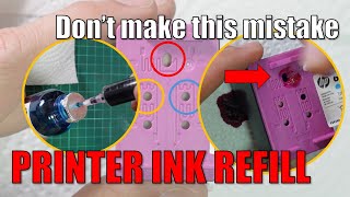 Refill printer ink cartridge the right way and save money [upl. by Newcomer]