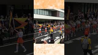 Kyoto Tachibana SHS band  Tokoname City 70th Anniversary Parade [upl. by Enihsnus]