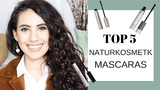 TOP 5 NATURKOSMETIK MASCARAS I talisaminoush naturkosmetik [upl. by Carma]