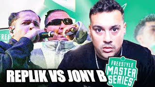 🔥 ESTÁN COMPLETAMENTE LOCOS 🔥 🇦🇷 REPLIK vs JONY B 🇲🇽 😱  FMS CARIBE en el SALVADOR 🙌 [upl. by Euqnomod]