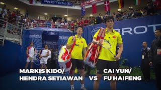 Thomas Cup 2010  Cai YunFu Haifeng 🇨🇳 vs Markis KidoHendra Setiawan 🇮🇩 [upl. by Magnusson788]