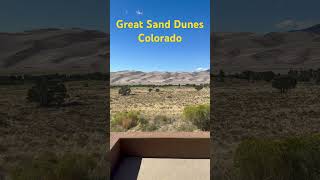 Visiting the Great Sand Dunes National Park in Colorado traveltheworld [upl. by Monahan]