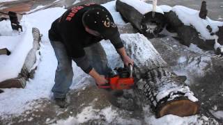 Echo CS60s Chainsaw Running [upl. by Smart246]