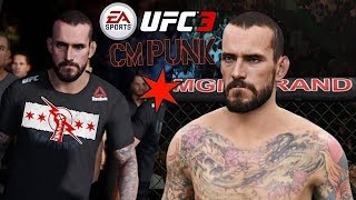 CM Punk In UFC 3  Entrance amp Full Match UFC 3 Gameplay CM Punk Vs Robbie Lawler [upl. by Lenaj]