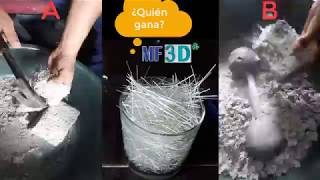 PRUEBA EN VIVO MACROFIBRA 3D PET PARA CONCRETO [upl. by Yboj]