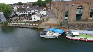 Thames Ditton Island Tour by DJI drone [upl. by Yole]