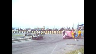 Reliant Robin Banger Racing Warton HESP 06 [upl. by Atirma]