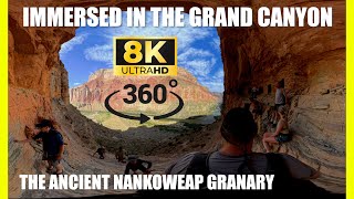 The Ancient Nankoweap Granary GRAND CANYON  in VR360 Immersive Video [upl. by Eisset938]