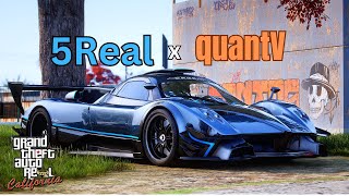 How to install 5Real x QuantV 30 combined Graphics Mod in GTA 5 💥 Realistic Mod In Hindi  2024 [upl. by Helas]