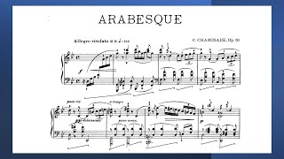 Chaminades Captivating Arabesque No 1 Op 61  Mesmerizing Piano Performance by Mark Viner [upl. by Tisbe]