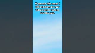 I will comment on your video i swear commentingoneveryvideo shorts skybackground [upl. by Gabbey]