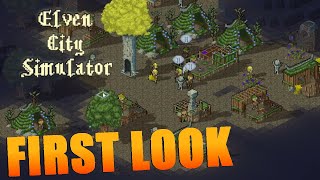 Elven City Simulator  Gameplay [upl. by Aivonas]