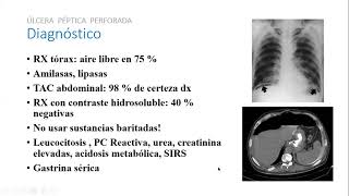 M2 Abdomen agudo perforativo vascular Úlcera péptica perforada Isquemia mesentérica [upl. by Shandy]