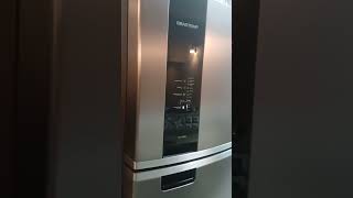 Refrigerador de 02 Portas Brastemp Frost Free com 462 Litros com Turbo Control Inox Brm56 [upl. by Llehsyt]