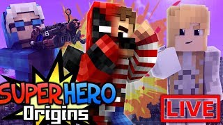 Minecraft Super Hero Origins LIVE 45 Modded Minecraft Roleplay [upl. by Acemaj]