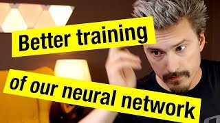 Better training of our neural network  Lets code a neural network in plain JavaScript Part 3 [upl. by Ahtar73]