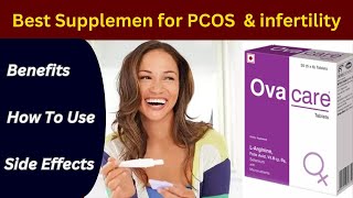 How to use ovacare tablet  For pregnancy and PCOS  ovacare review  benefits [upl. by Ahsinaw]