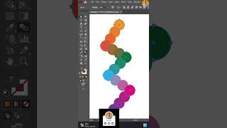 Create beautiful design with Blend option adobeillustrator blend [upl. by Blithe70]