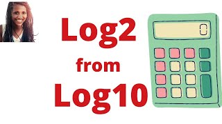 🧮 LOG2 FROM LOG10 ON A CALCULATOR  LOG TRANSFORMATIONS  Adwoa Biotech [upl. by Hoyt986]