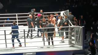 Haggerty VS Lobo muaythai lumpiniboxingstadium winner muaythaifighter [upl. by Ellocin]