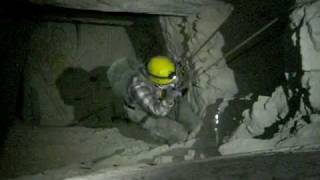 Ascending an 80 foot shaft in the Bismark Mine [upl. by Frangos]