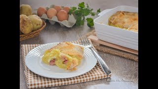 Gateau di patate  gattò con salame e uova sode nella cucina calabrese  Ricette che Passione [upl. by Aliekat]